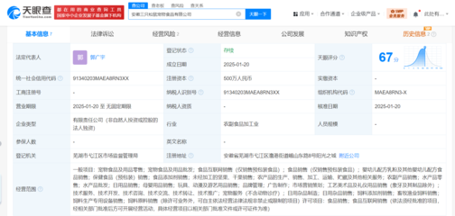 跨界新篇章 三只松鼠成立寵物食品公司，注冊資本500萬并拓展動漫及游藝用品銷售